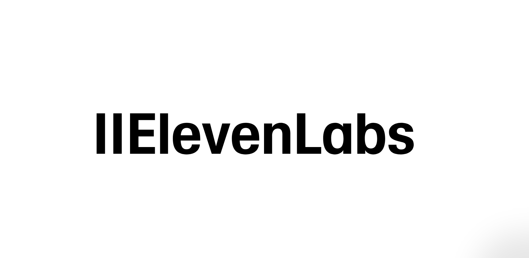 Bildbeschreibung: ElevenLabs Logo
