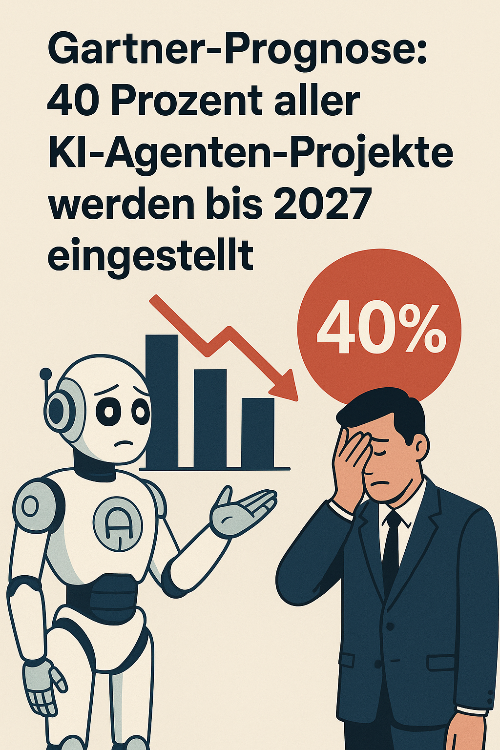 Gartner-Prognose: 40 Prozent aller KI-Agenten-Projekte werden bis 2027 eingestellt