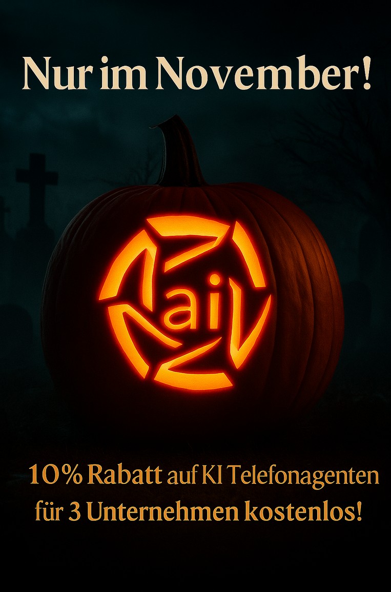 aiHax November-Aktion: KI-Telefonagent sichern – mit 10 % Rabatt oder komplett kostenlos